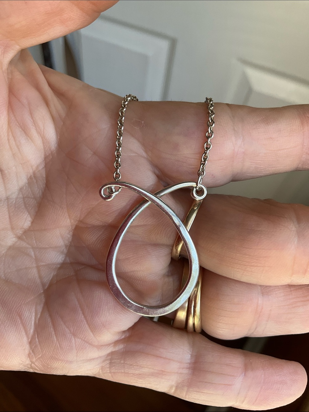 James Avery retired loop charm holder necklace - Picture 4 of 7